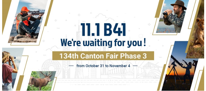 134th Canton Fair 2023, Booth 11.1B41 We are there!